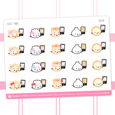 S286 | Facetime Phone Chat Stickers