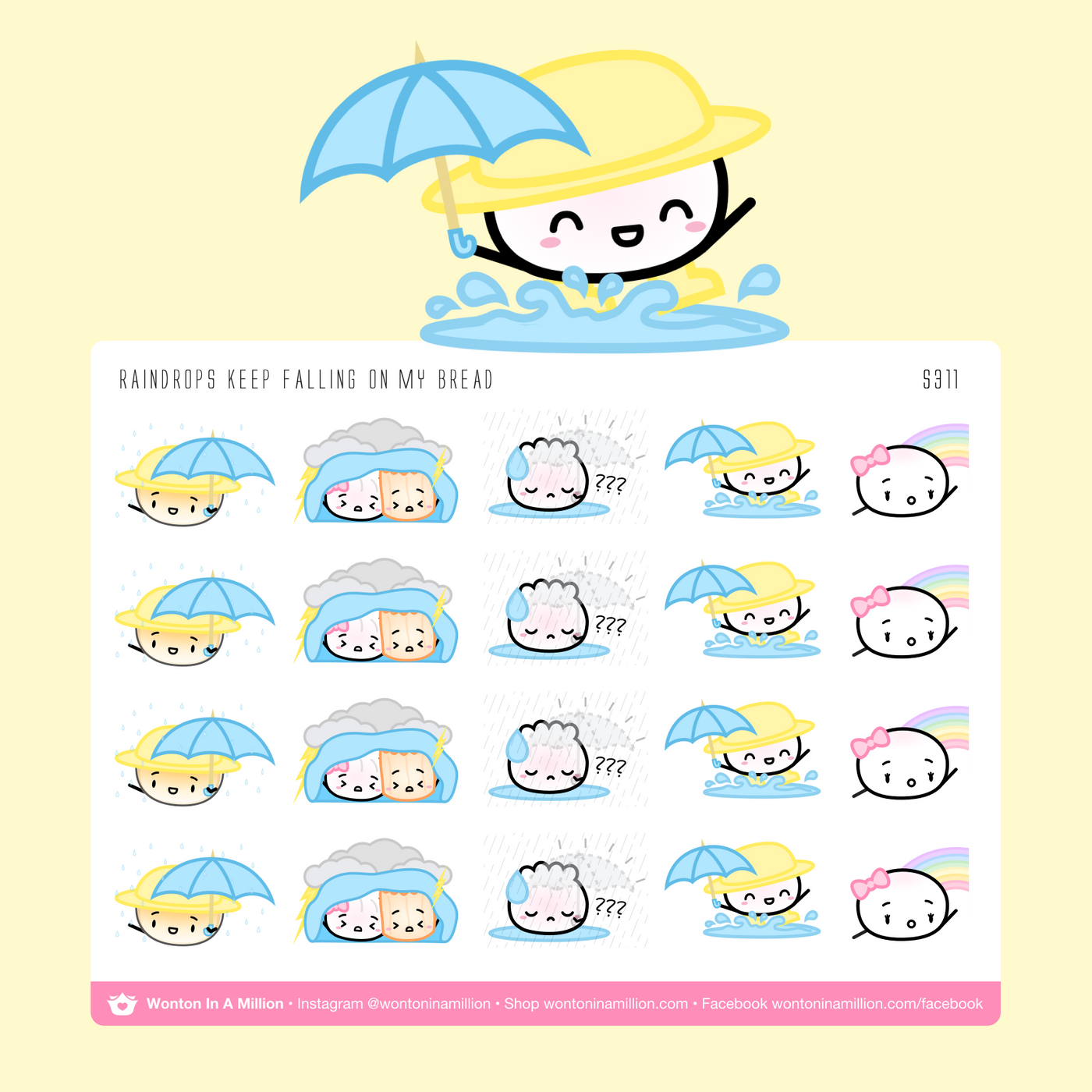 S311 | Rainy Day Stickers