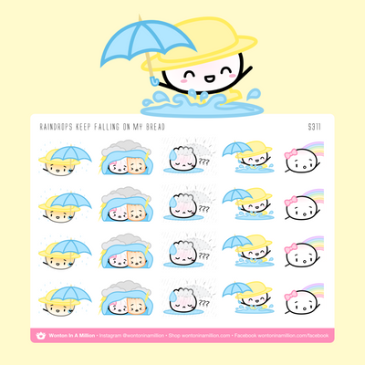 Rainy Day Stickers