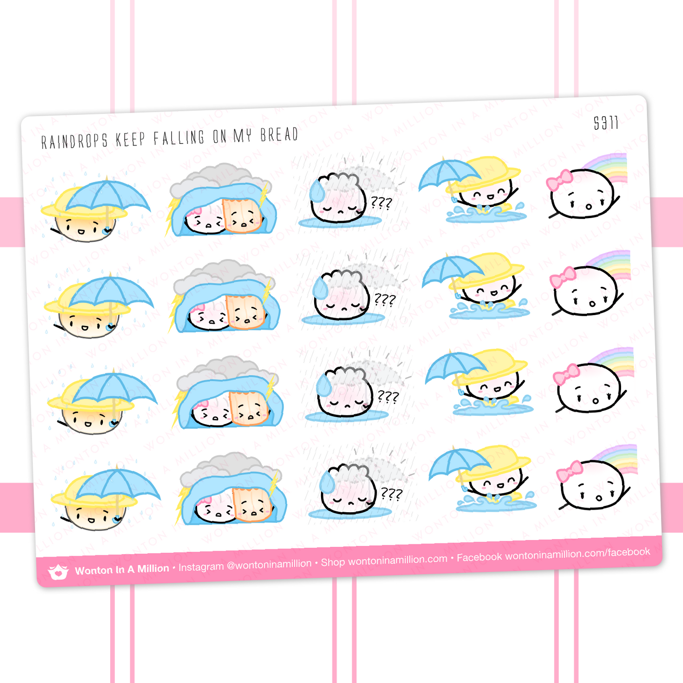 S311 | Rainy Day Stickers