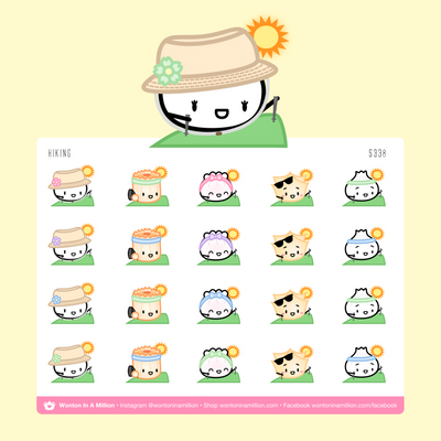 S338 | Hiking Stickers