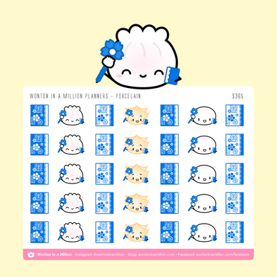 Porcelain Planners Stickers