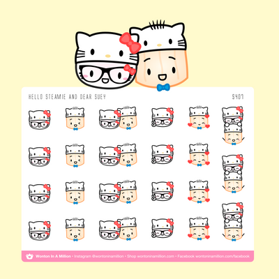 S407 | Hello Kitty & Dear Daniel Hats Stickers