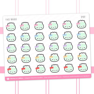 S422 | Face Masks Stickers