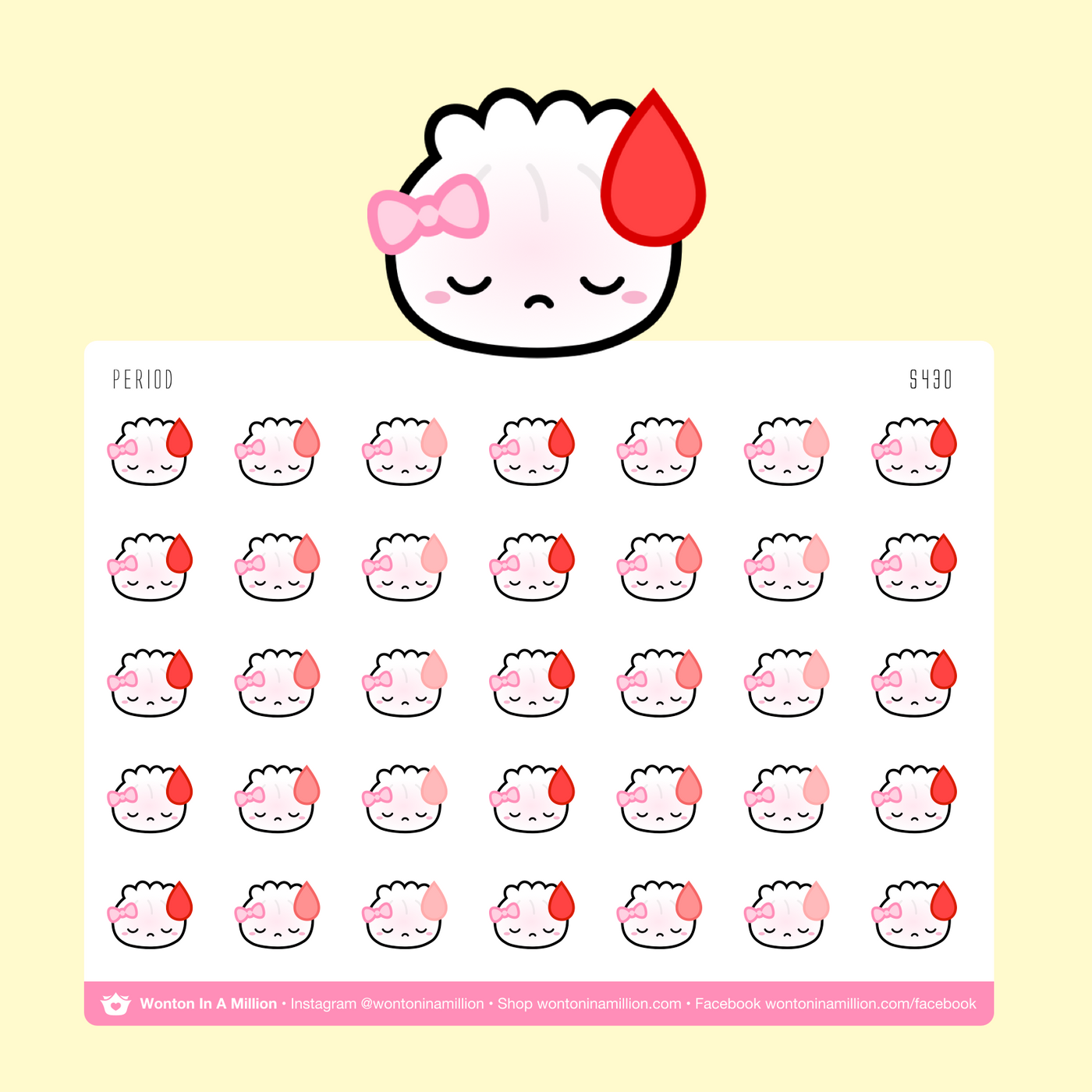 S430 | Period Tracking Stickers