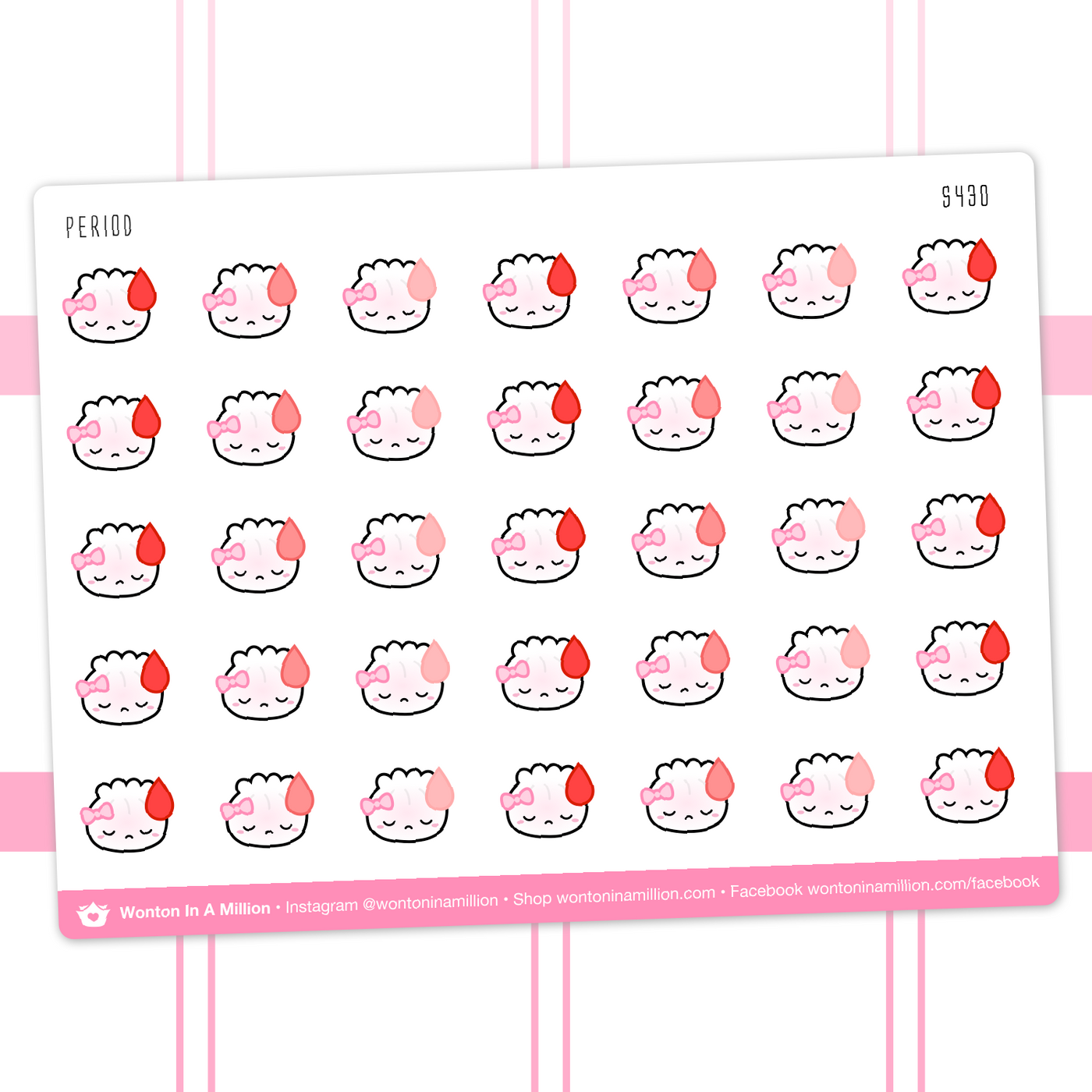 S430 | Period Tracking Stickers