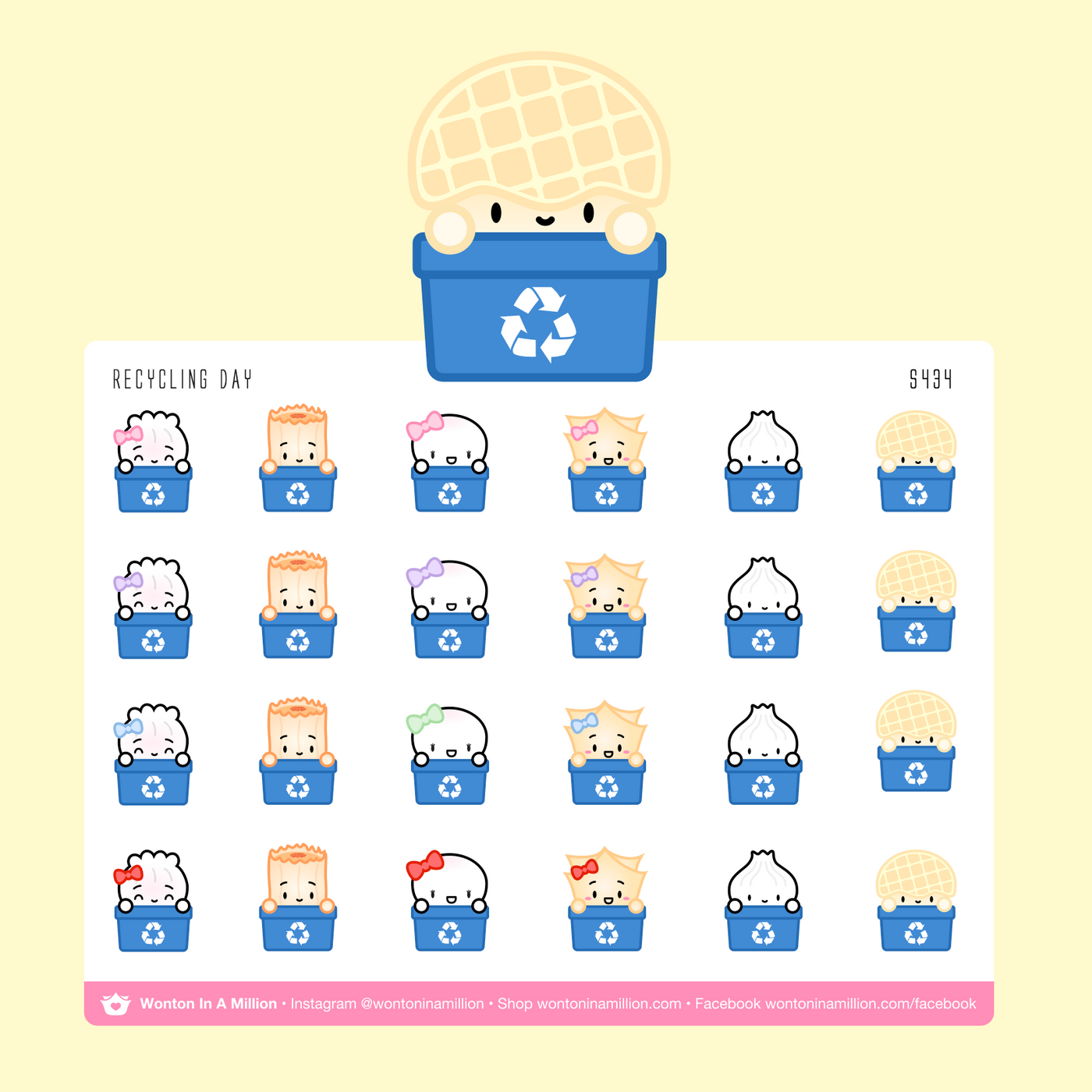 S434 | Recycling Stickers