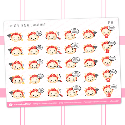 S436 | Marie Wontondo Cleaning and Organizing Stickers