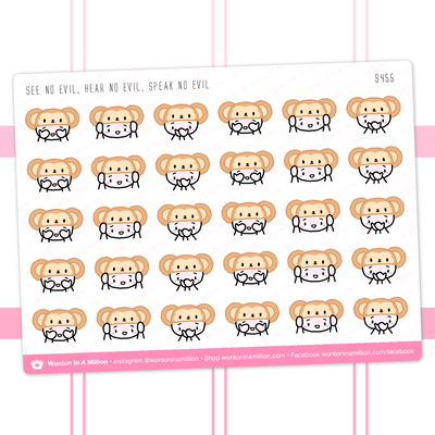 Monkey Emojis Stickers