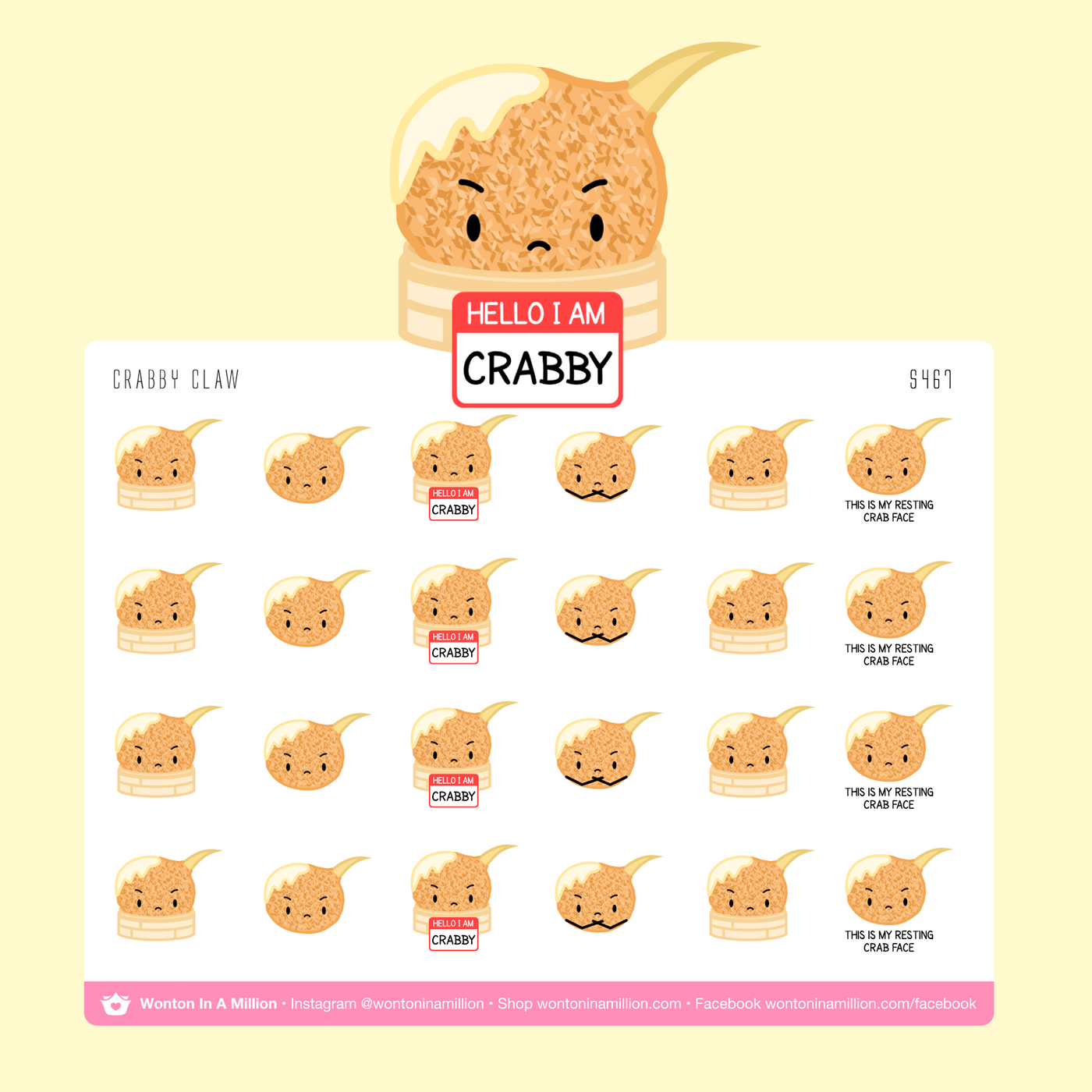 S467 | Crabby Stickers
