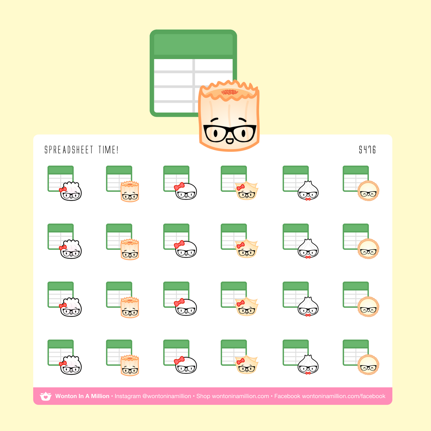 Spreadsheets Stickers