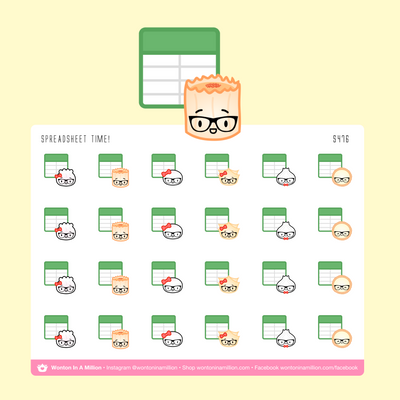 S476 | Spreadsheets Stickers