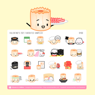 Valentino's Favorites Sticker Sampler