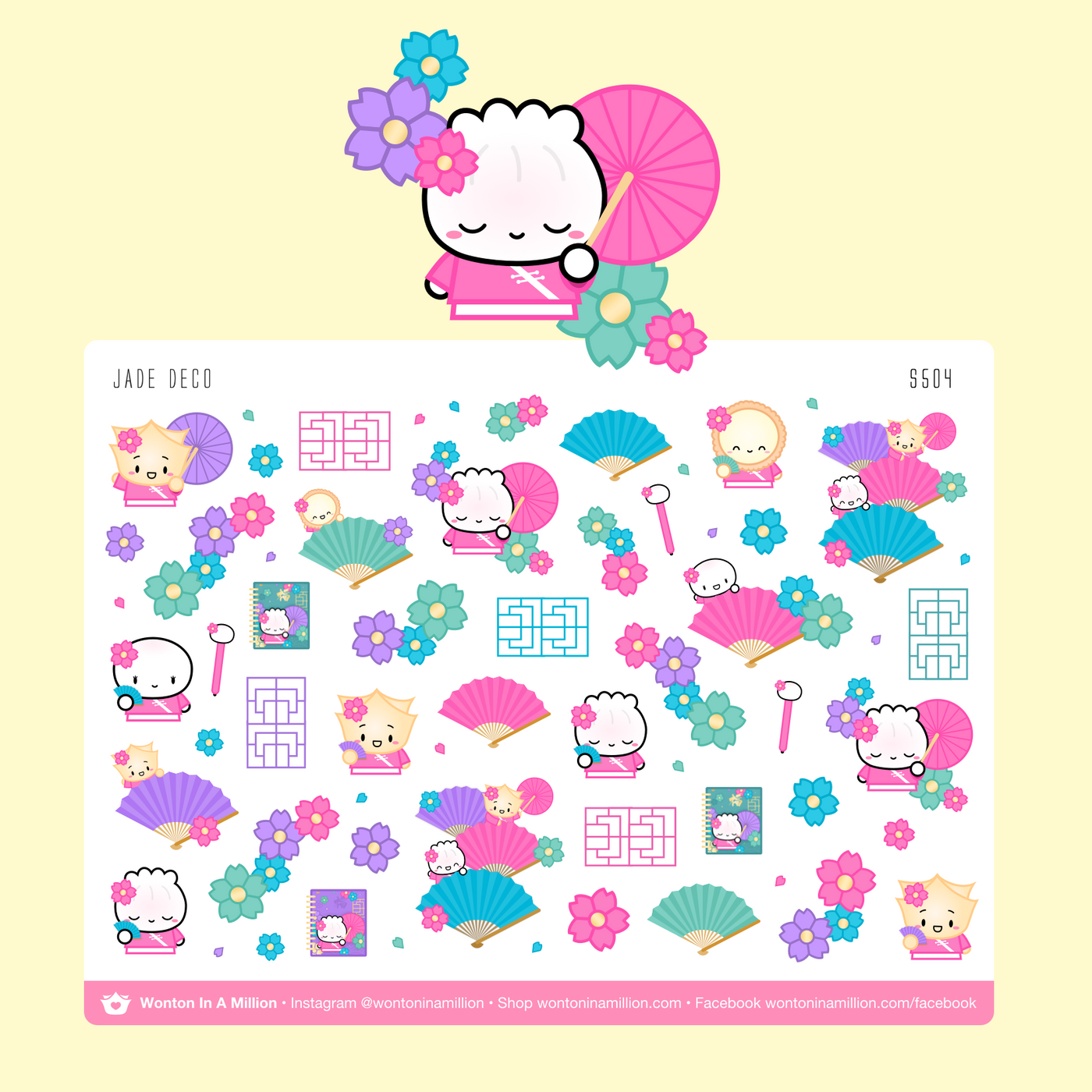 Jade Deco Stickers