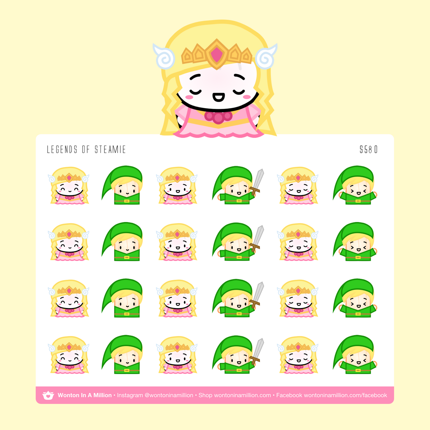 S580 | Legends of Zelda Stickers