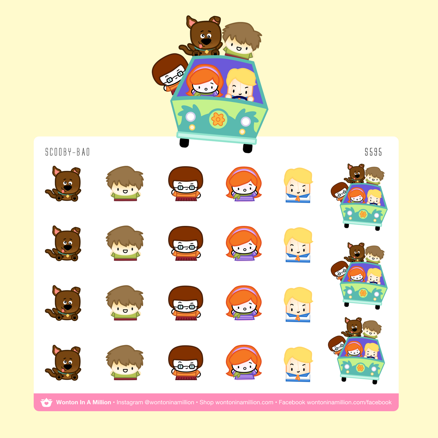 Scooby Doo Stickers