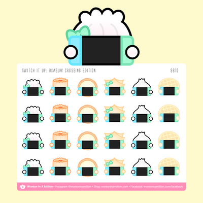 Dimsum Crossing - Switch Stickers
