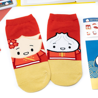 SOCKS002 | Wonton and Soupy Lucky Socks