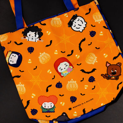 TOTE017 | Halloween Films Canvas Tote Bag