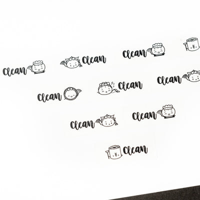 Scripts - Clean Washi (1" Perforated, 10mm)