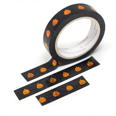 W492 | Halloween Films - Antique Pumpkins Washi (10mm)