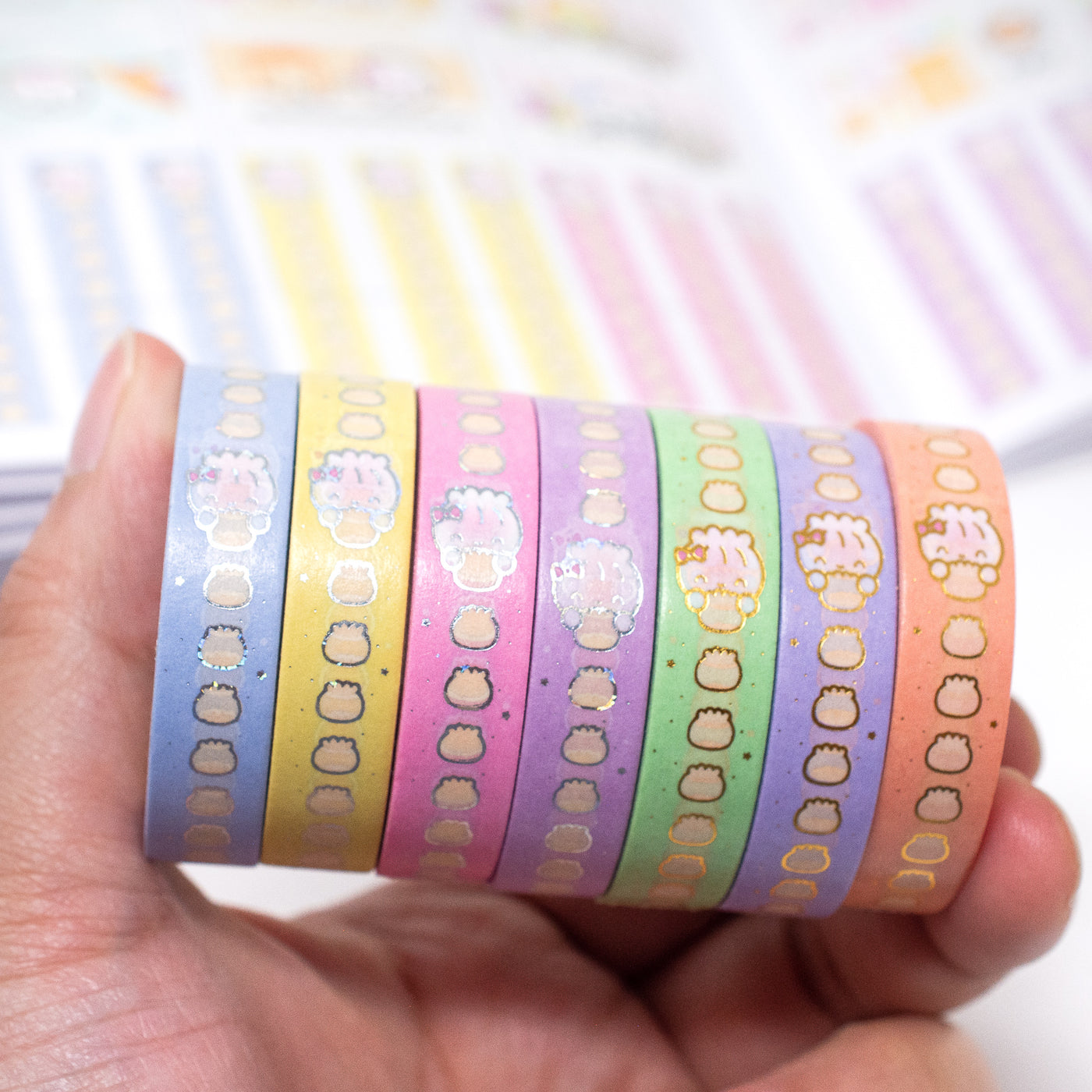 Spring Functional Checklists Washi (Set Of 7)