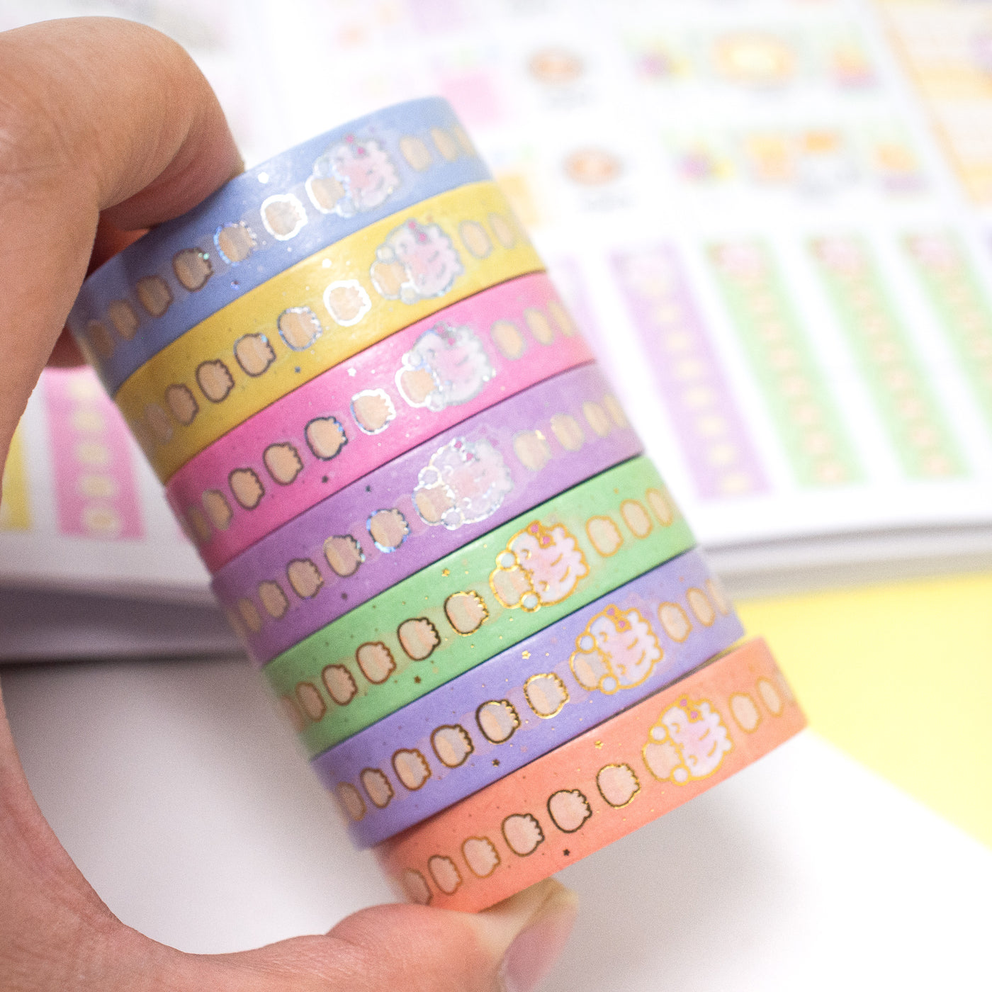 Spring Functional Checklists Washi (Set Of 7)