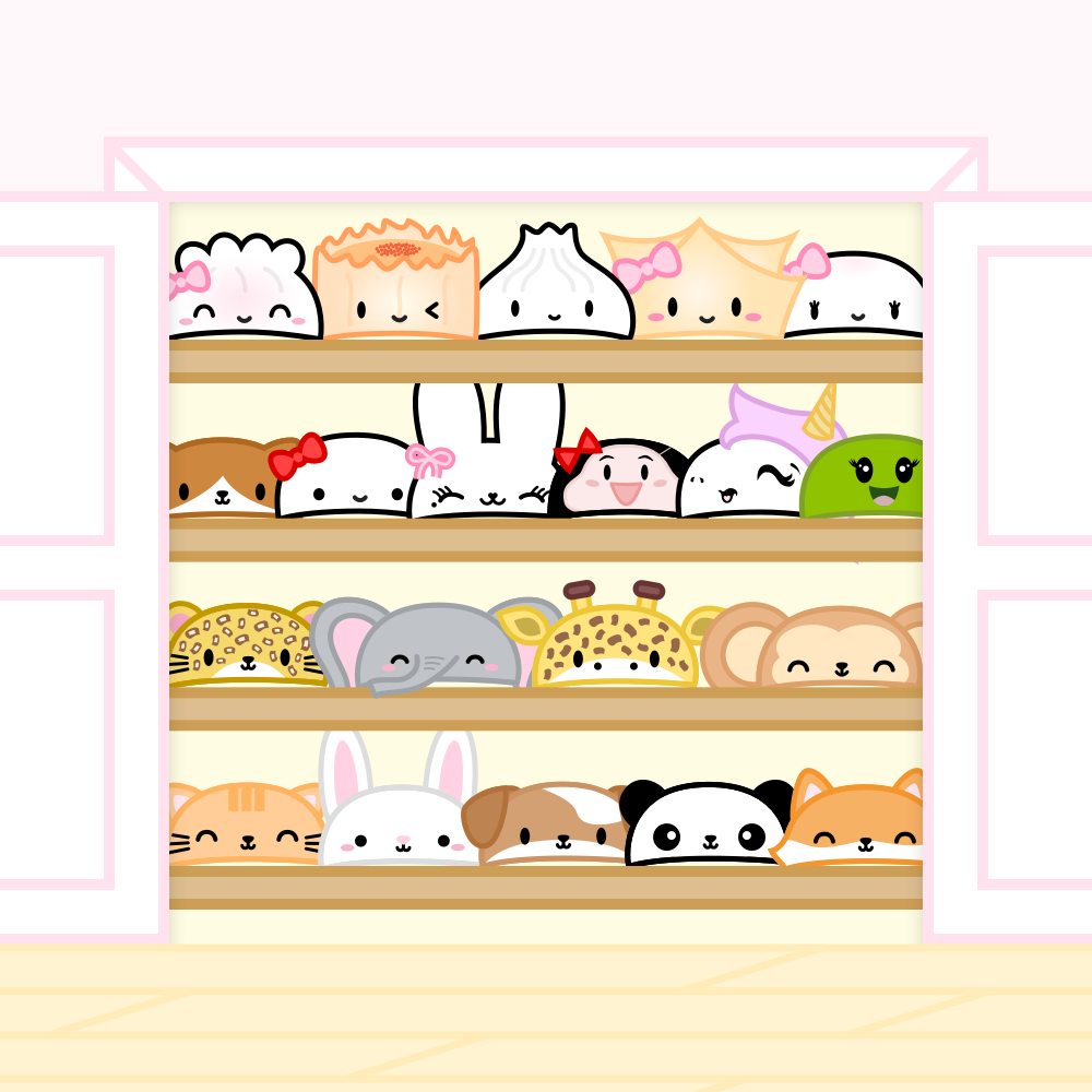 Steamie's Furry Friends Hats Stickers
