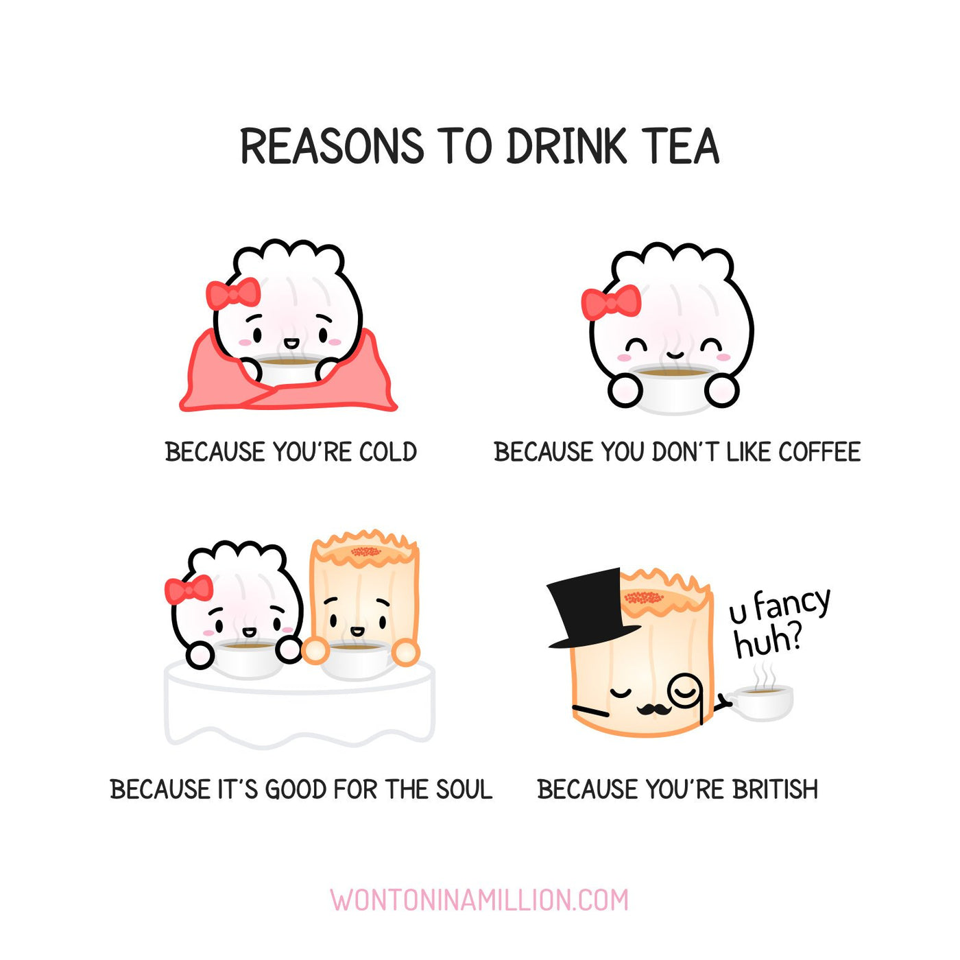Tea Lover Stickers