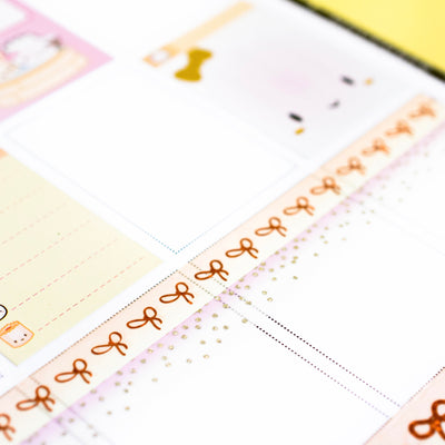 WW169 | Suey's Bow and Steamie's Confetti Washi (Set Of 2 - 10mm) [oops]